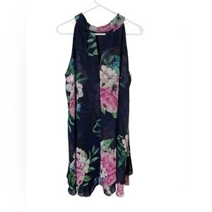 Eliza J Floral Halter Top Dress Size 14